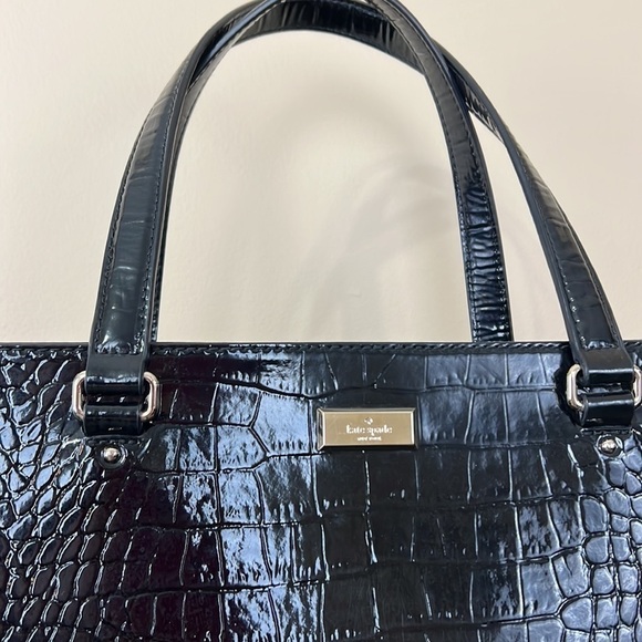 Kate Spade Elissa Croc Embossed Laptop Bag - Picture 7 of 15